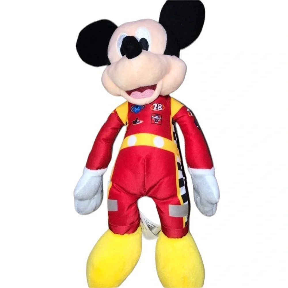 Disney Mickey Mouse nascar plush NASCAR 28, 33